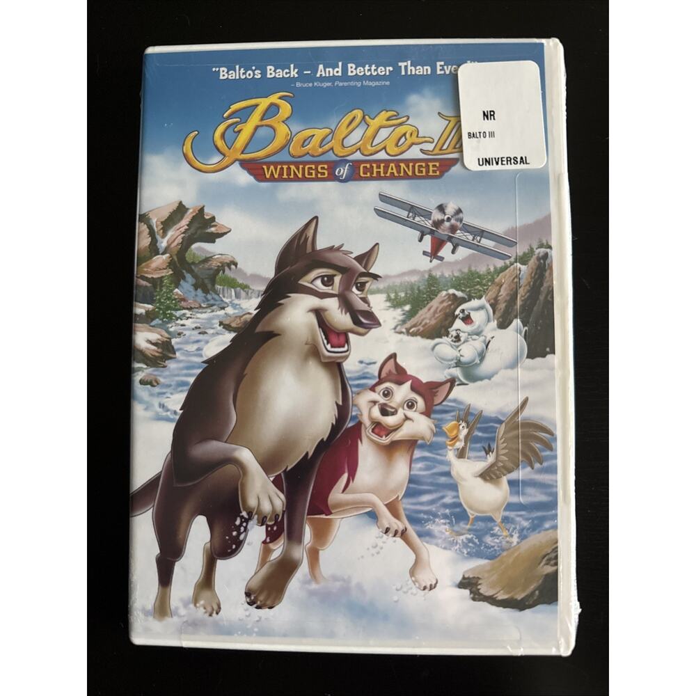 Balto III: Wings of Change (DVD, 2004) New Factory Sealed - Ships Fast